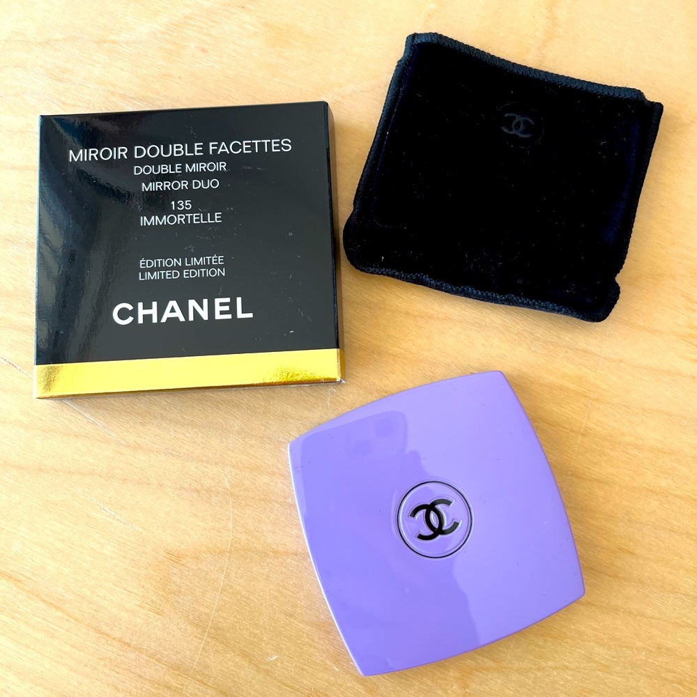Chanel Limited Edition Purple Compact Mirror